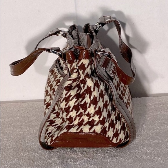 Aldo Brown Houndstooth Purse - Picture 2 of 6